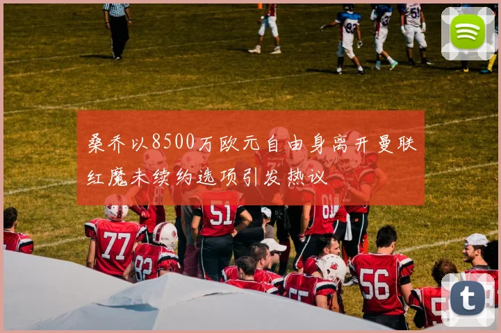 桑乔以8500万欧元自由身离开曼联红魔未续约选项引发热议